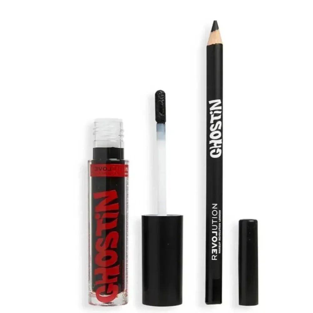 Revolution Beauty Ghostin Black Velvet Lip Set
